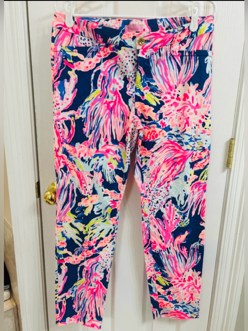 Lilly Pulitzer Kelly Skinny Ankle Pants in Sunken Treasure Print